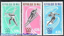 Mali 1976 Olympic Winter Games Innsbruck 3v, Mint NH, Sport - Olympic Winter Games - Skating - Skiing - Sci