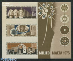 Malta 1973 Christmas S/s, Mint NH, Religion - Christmas - Weihnachten
