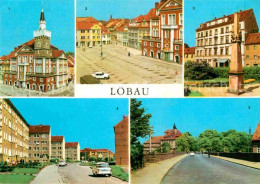 72639388 Loebau Sachsen Rathaus Platz Befreiung Postmeilensaeule Bruecke Frieden - Loebau