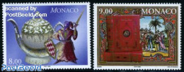 Monaco 1998 Art 2v, Mint NH, Art - Art & Antique Objects - Books - Ceramics - Nuevos