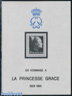 Monaco 1983 Death Of Princess Gracia S/s, Mint NH, History - Kings & Queens (Royalty) - Neufs