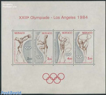 Monaco 1984 Olympic Games S/s, Mint NH, Sport - Gymnastics - Olympic Games - Neufs