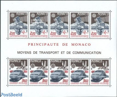 Monaco 1988 Europa, Transport & Communication S/s, Mint NH, History - Science - Transport - Europa (cept) - Telecommun.. - Nuevos