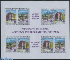 Monaco 1990 Europa, Post Offices S/s, Mint NH, History - Europa (cept) - Post - Ungebraucht