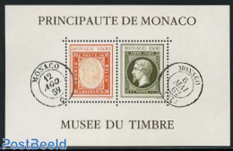 Monaco 1992 Stamp Museum S/s, Mint NH, Stamps On Stamps - Art - Museums - Ungebraucht