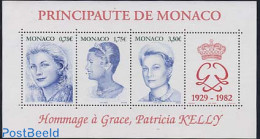 Monaco 2004 Grace Kelly S/s, Mint NH, History - Kings & Queens (Royalty) - Neufs