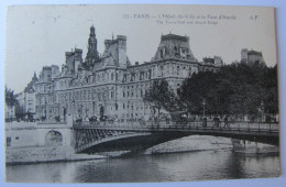 FRANCE - PARIS - Le Pont D'Arcole Et L'Hôtel De Ville - 1938 - Puentes