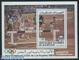 Mauritania 1984 Olympic Games Los Angeles S/s, Mint NH, Sport - Athletics - Olympic Games - Athlétisme