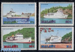 Malawi 1985 Ships 4v, Mint NH, Transport - Ships And Boats - Boten