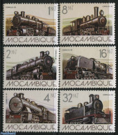 Mozambique 1983 Railways 6v, Mint NH, Transport - Railways - Treinen