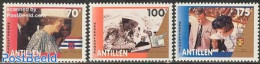 Netherlands Antilles 1992 Royal Visit 3v, Mint NH, History - Kings & Queens (Royalty) - Koniklijke Families