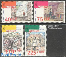 Netherlands Antilles 1996 Child Welfare 4v, Mint NH, Various - Textiles - Tessili