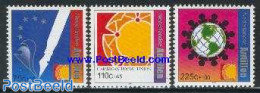 Netherlands Antilles 2001 Social & Cultural Welfare 3v, Mint NH, Various - Post - Maps - Correo Postal