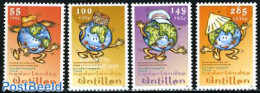 Netherlands Antilles 2006 Child Welfare 4v, Mint NH, Transport - Various - Ships And Boats - Maps - Boten