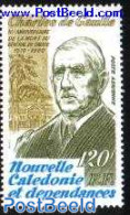 New Caledonia 1980 Charles De Gaulle 1v, Mint NH, History - Politicians - Nuevos