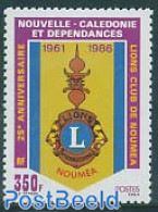 New Caledonia 1986 Lions Club Of Noumea 1v, Mint NH, Various - Lions Club - Unused Stamps