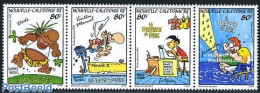 New Caledonia 1992 Comics 4v [:::], Mint NH, Art - Comics (except Disney) - Unused Stamps