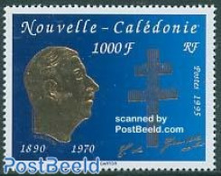 New Caledonia 1995 Charles De Gaulle 1v, Mint NH, History - French Presidents - Politicians - Unused Stamps