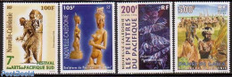 New Caledonia 1996 Art Festival 4v, Mint NH, Art - Sculpture - Neufs