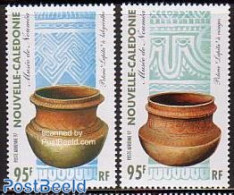 New Caledonia 1997 Art Objects 2v, Mint NH, Art - Ceramics - Unused Stamps