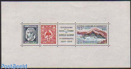 New Caledonia 1960 Stamp Centenary S/s, Mint NH, 100 Years Stamps - Stamps On Stamps - Ongebruikt