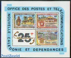 New Caledonia 1983 Post & Telephone S/s, Mint NH, Science - Telecommunication - Post - Unused Stamps