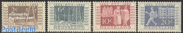 Netherlands 1952 Stamp Centenary, ITEP Exposition 4v, Mint NH, Science - Transport - Telecommunication - Post - Railways - Ungebraucht