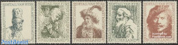 Netherlands 1956 Summer, Rembrandt 5v, Mint NH, Various - Art - Paintings - Rembrandt - Unused Stamps