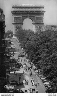 15 PARIS (75) Les Champs-Elysées Vers I'Arc De Triomphe - Automobiles -  Éditions CHANTAL  - Triumphbogen