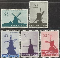 Netherlands 1963 Windmills 5v, Mint NH, Various - Mills (Wind & Water) - Ungebraucht