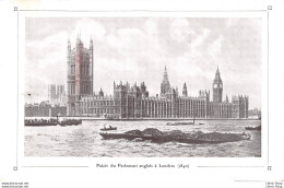 CPA RÉCOMPENSE SCOLAIRE - Pho . N. D.  Palais Du Parlement Anglais A Londres (1840) - Houses Of Parliament