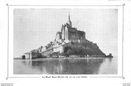 CPA RÉCOMPENSE SCOLAIRE - Pho . N. D.  Le Mont Saint-Michel (du XIIème Au XVIIIème Siècles) - Le Mont Saint Michel