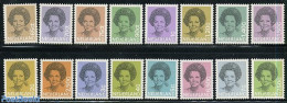 Netherlands 1981 Definitives, Beatrix 16v, Mint NH - Unused Stamps