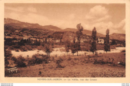 NOYERS-SUR-JABRON (04)- CPSM 1943 - Timbre Pétain - La Vallée, Vue Des Crozes - Éd. TARDY - Autres & Non Classés