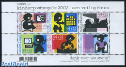 Netherlands 2007 Child Welfare 6v M/s, Mint NH, Nature - Cats - Neufs