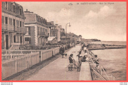 St-AUBIN-sur-MER (22) Cpa ± 1930 - Sur La Digue -  Baigneuse - Éd. CAP N°29 - Saint Aubin