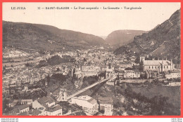 SAINT-CLAUDE (39) Cpa ±1920 - Le Pont Suspendu - La Grenette - Vue Générale - Saint Claude