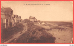 Luc Sur Mer (14) - Cpa 1930 Sur Les Falaises - Semeuse Fond Plein Sans Sol 40 C Outremer Type II - Luc Sur Mer