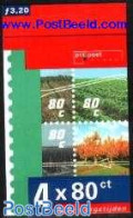Netherlands 1998 4 Seasons 4v In Booklet, Mint NH, Nature - Flowers & Plants - Trees & Forests - Stamp Booklets - Nuevos