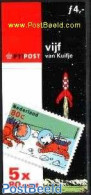 Netherlands 1999 Tin Tin Booklet, Mint NH, Nature - Transport - Dogs - Stamp Booklets - Space Exploration - Art - Comi.. - Ongebruikt