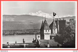 VD Nyon ±1950 - Château Et Mont-Blanc -  Ed. Phot., METZGER - Nyon