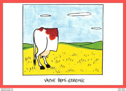 Michel CAMBON " Drôles De Vaches " CPM N° CA22 Label Images, Vache Demi-Écrèmée - Contemporanea (a Partire Dal 1950)
