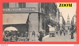 Reims (51) - Cpa 1904 - Rue Colbert - Pharmacie De La Place Royale - Jour De Marché - Reims