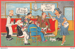 Jean De Preissac - Cpsm Humour 1950 -  La Partie De Cartes # Chiens - Preissac