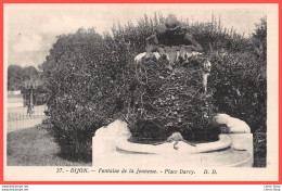 DIJON (21) Cpa 1930 - Fontaine De La Jeunesse - Place Darcy - Éditions D.D. N°37 - Dijon