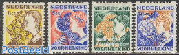 Netherlands 1932 Child Welfare 4v, Syncopatic Perf., Unused (hinged), Nature - Flowers & Plants - Nuevos