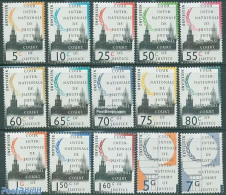 Netherlands 1989 Cour Internationale De Justice 15v, Mint NH - Unused Stamps