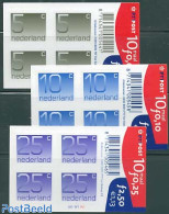 Netherlands 2001 Definitives 3 Foil Sheets, Mint NH - Unused Stamps