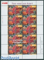 Netherlands 1997 Surprise, Tien Voor Een Kaart M/s, Mint NH, Health - Nature - Food & Drink - Flowers & Plants - Wine .. - Neufs