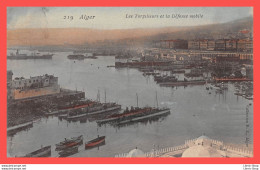 ALGER CPA 1907 Les Torpilleurs Et La Défense Mobile - Collection D.Z Alger  - Algiers